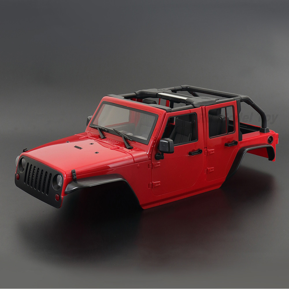 313Mm Wheelbase 110 Scale Wrangler Rubicon Convertible Hard Body Kit