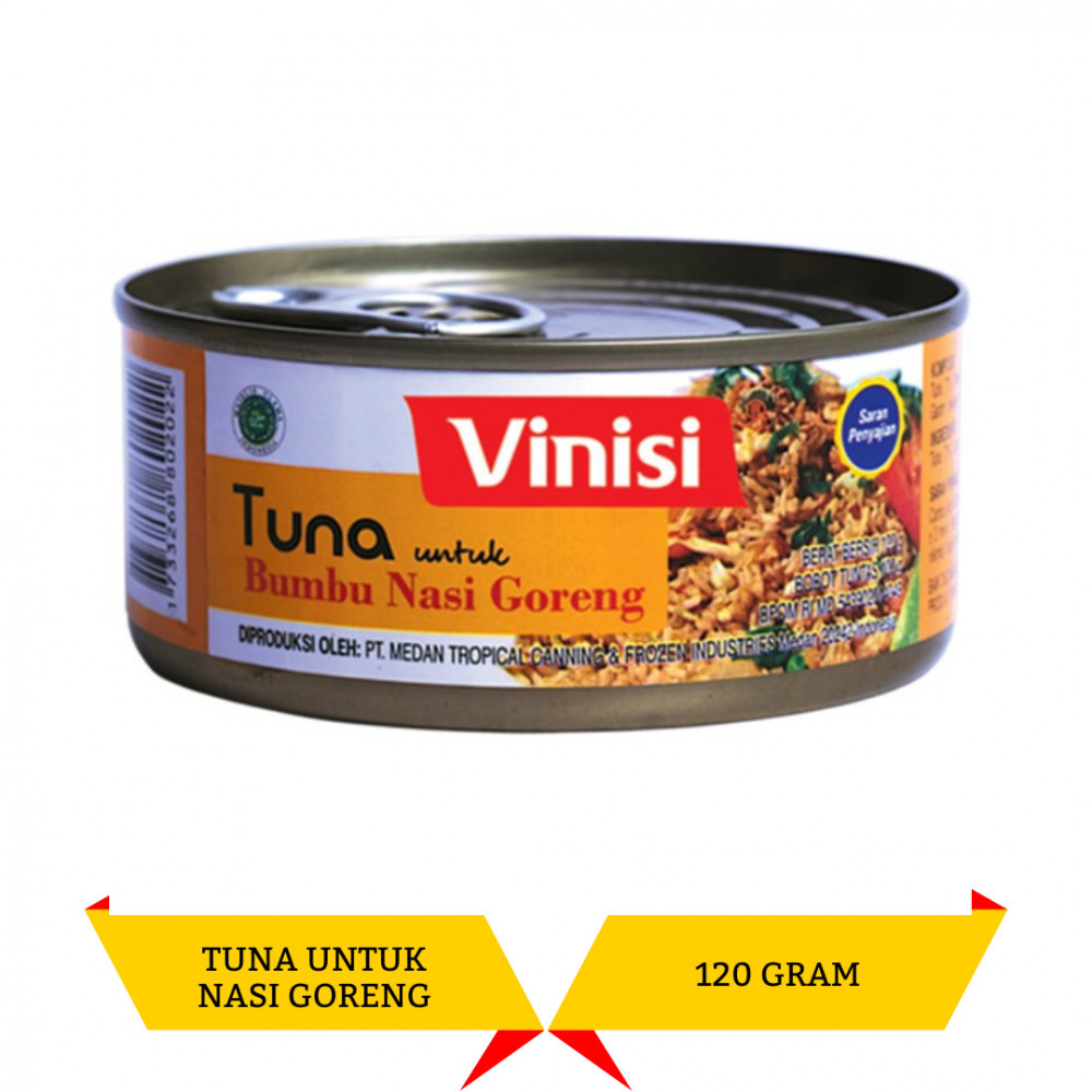 Vinisi 120g ( Tuna Nasi Goreng , Seafood Nasi Goreng / Tuna Seafood , Ikan Nasi Goreng , Rajungan Na