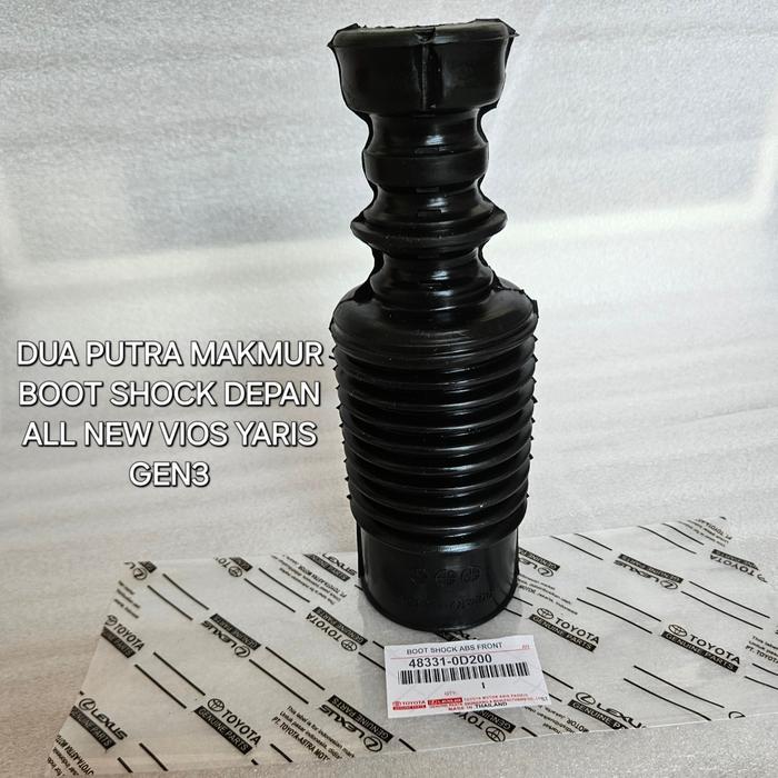 KARET BOOT SHOCK DEPAN ALL NEW VIOS YARIS GEN3 STOPER SHOCK BREKER DEPAN ALL NEW VIOS YARIS