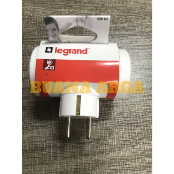 Steker T / Steker Tee Legrand 16A - Transparan / Putih