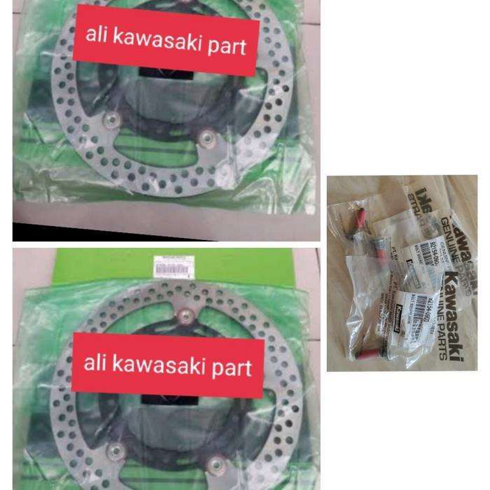 piringan cakram depan set baut zx25R zx 25 r original