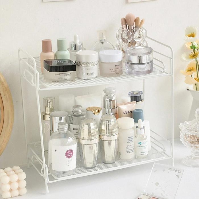 Promo Rak Besi 2 Susun Serbaguna Keranjang 2 Susun