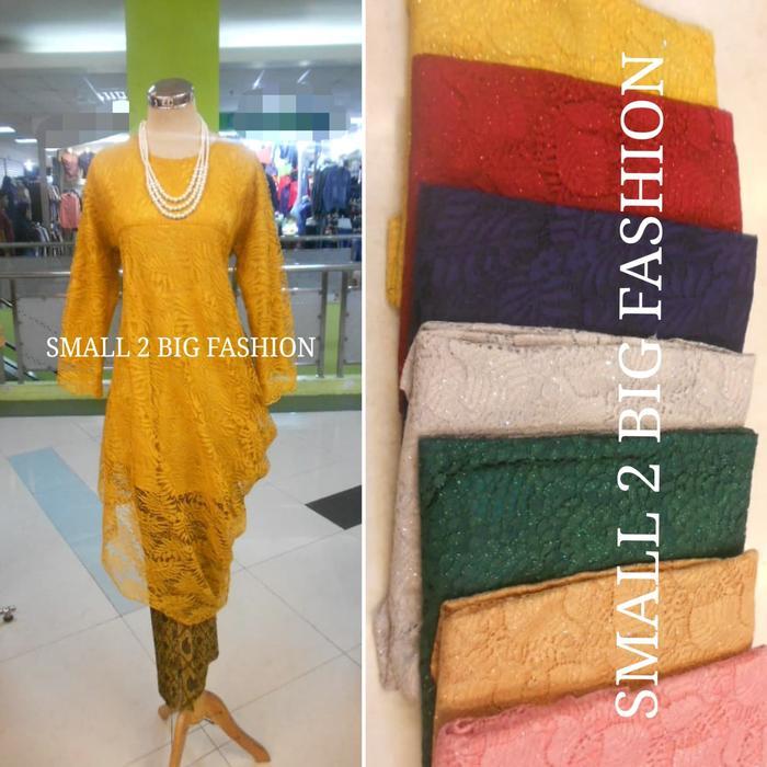 (COD) KEBAYA KUTUBARU / KEBAYA BROKAT TUNIK / KEBAYA MUSLIM / KEBAYA PANJANG
