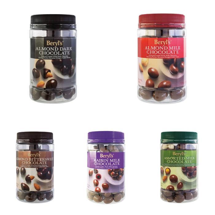 Promo Coklat Beryls Almond/Assorted/Raisin Original