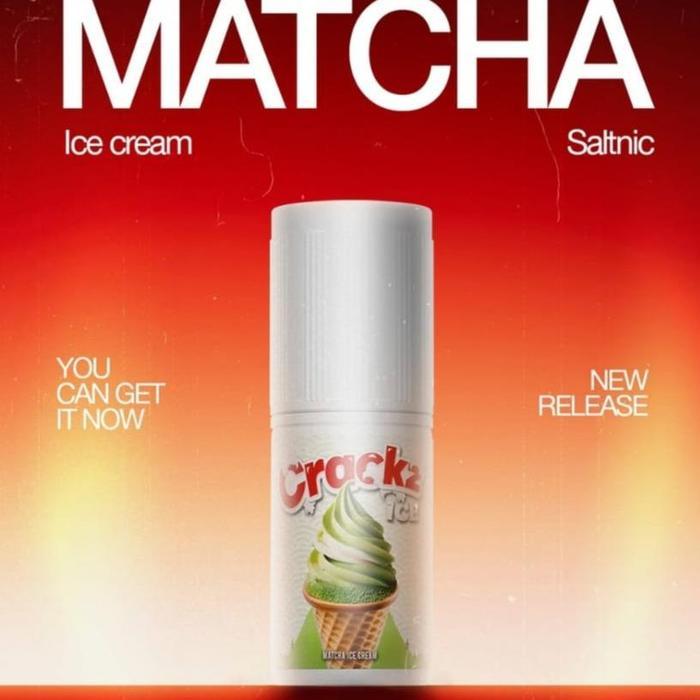 CRACKZ ICE MATCHA ICE CREAM SALT 30ML 25MG BY TETRA x VON