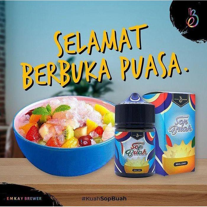 KUAH SOP BUAH FREEBASE 60ML BY EMKAY BREWERY