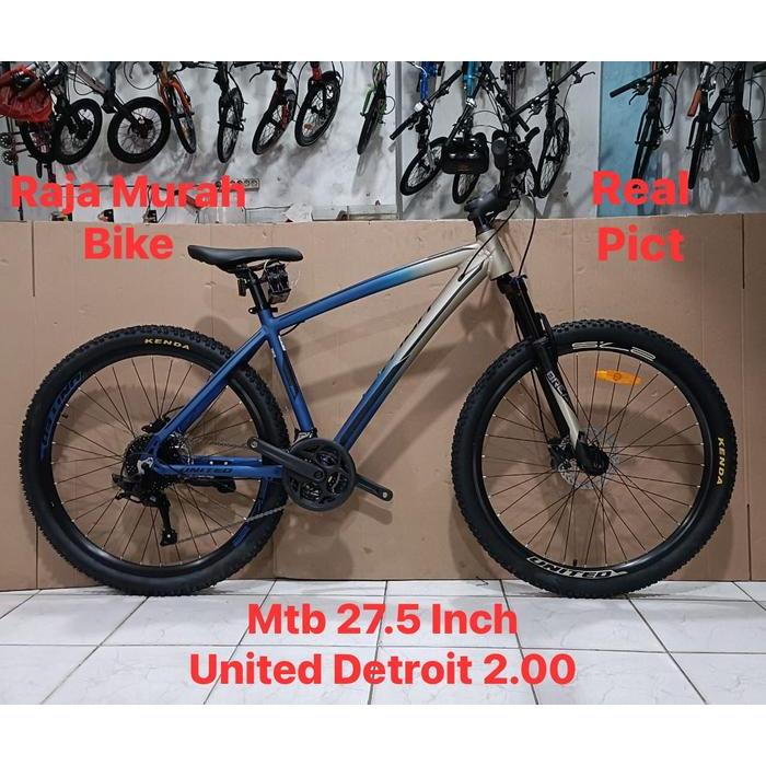 SEPEDA GUNUNG MTB 27.5 UNITED DETROIT 2.0 NEW
