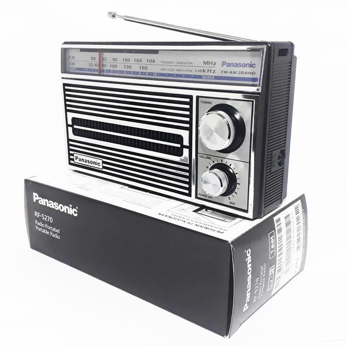 93f64- Radio Panasonic Rf 5270 Model Jadul Klasik Original