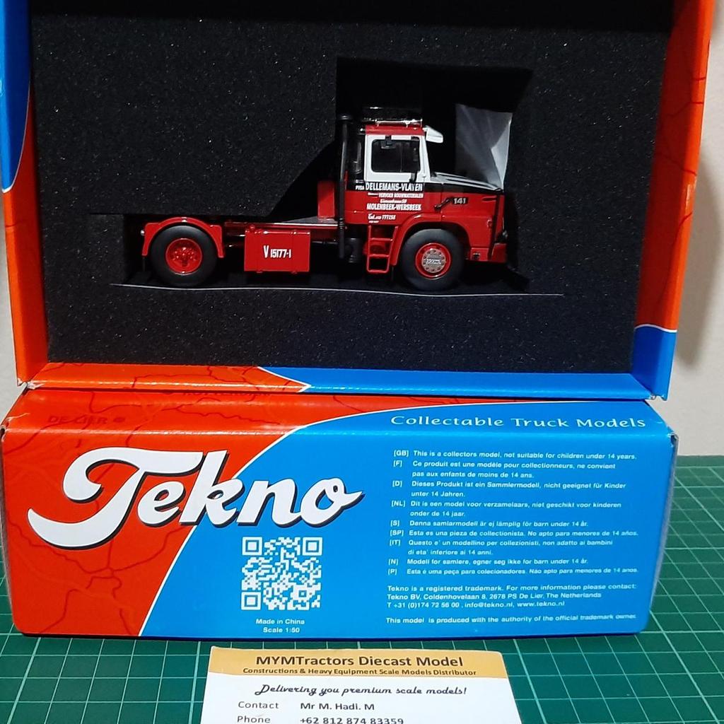 Diecast Miniatur Truck Scania - Dellemans, Erik (1:50)