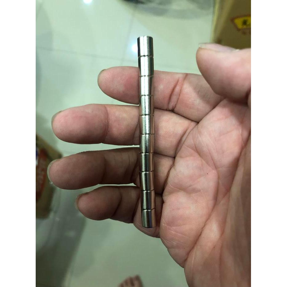 MAGNET NEODYMIUM SUPER KUAT 8x10 MM Grade N45