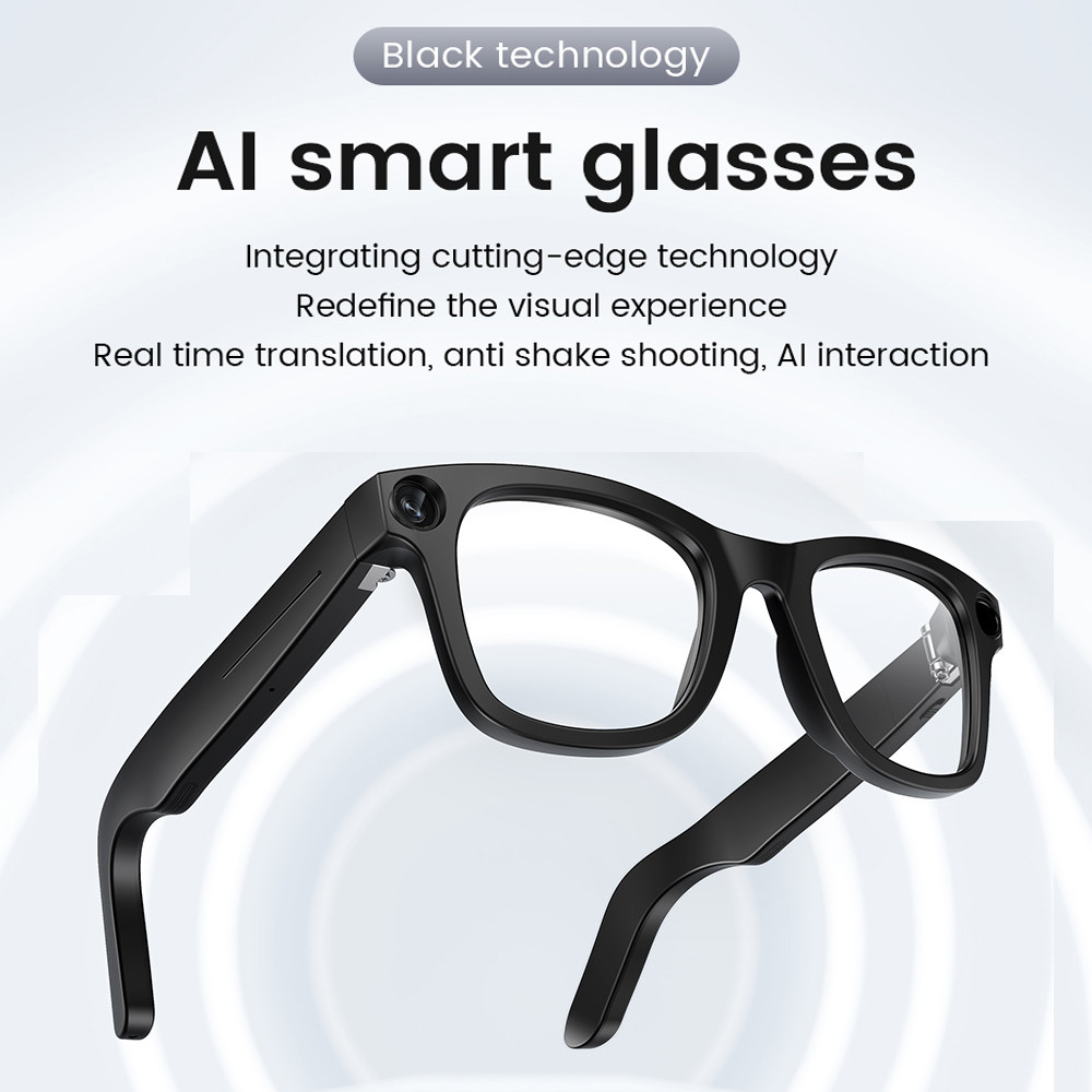 Smart Ai Voice Translation Glasses Mini Sport Anti-Shake Photos Videos Camera Sunglasses Ai Chatgpt