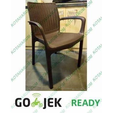 HOMEFUN- Kursi Makan Kerja Bandung Belajar Plastik Tangan Olymplast Ol 502 R