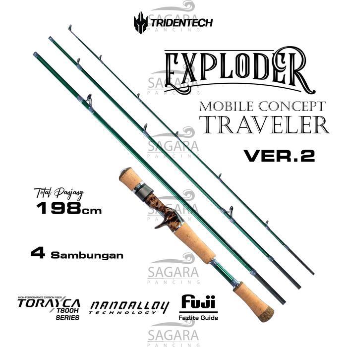 Joran Tridentech Exploder Travel ROD Tridentech Joran Casting Joran Light