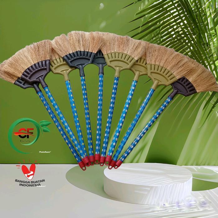 Sapu lantai kecil sabut kelapa sapu kumbo sapu edukasi anak Lantai