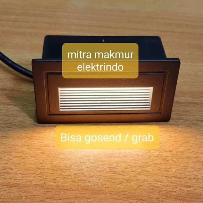 LAMPU TANGGA LED TERLARIS 3 WATT / LAMPU TEMBOK TANGGA LED 3W WARM