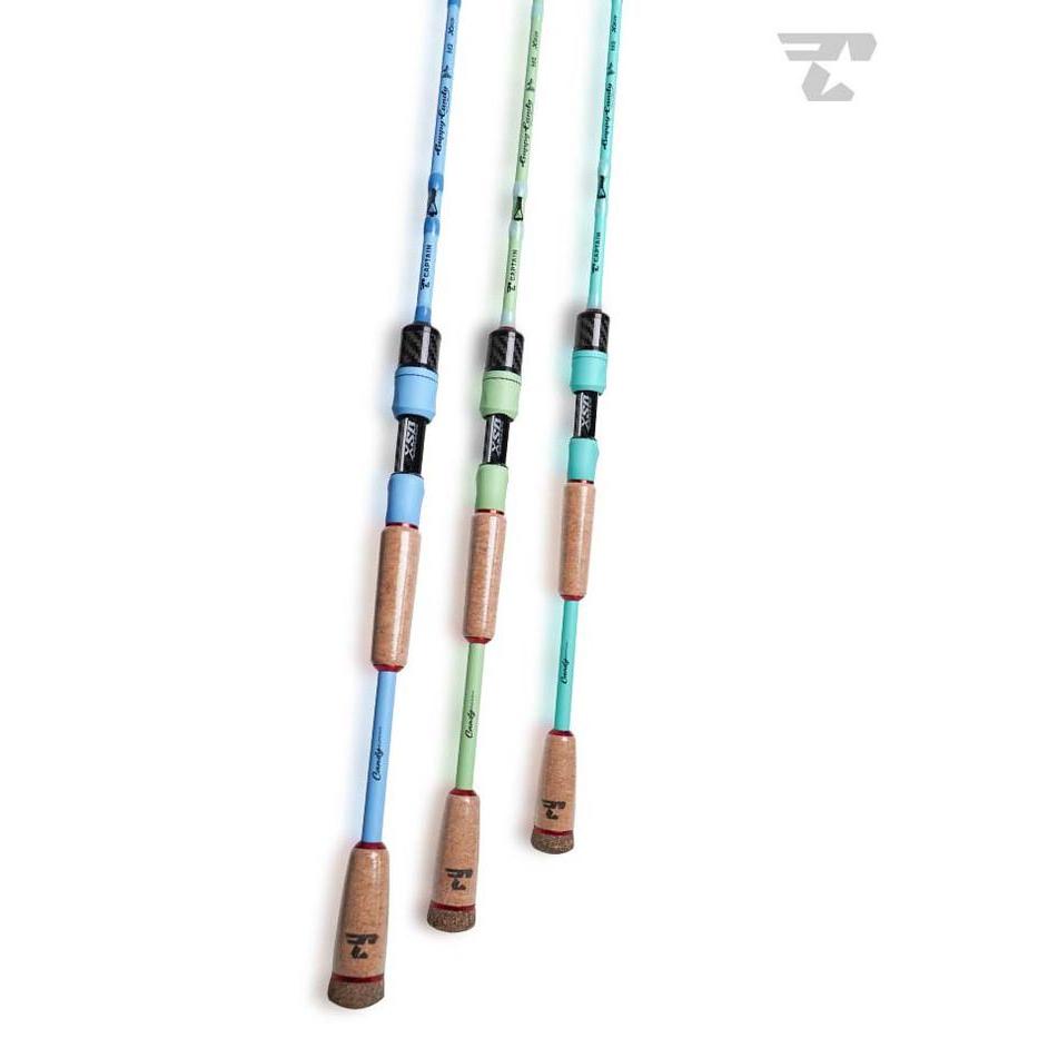 Joran Pancing, Carbon Hollow Captain Guppy Candy Ul X 24T, 198Cm, 210Cm, 3 Warna, Bonus Paper Core