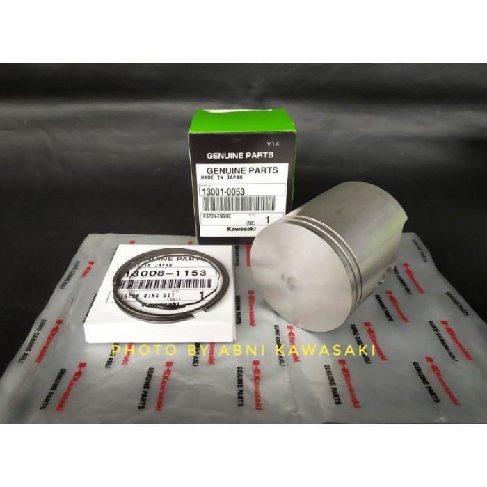 Piston + Ring Seher Ninja 150 Rr Cbu Zx Blok 1878 Ori Kawasaki