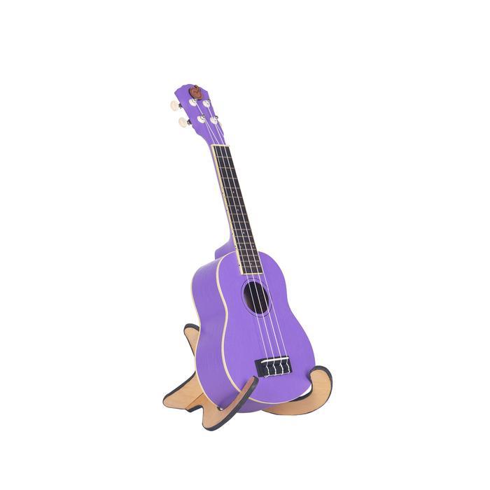 Ukulele Soprano Mandalika Vol2 Warna Ungu Fullset