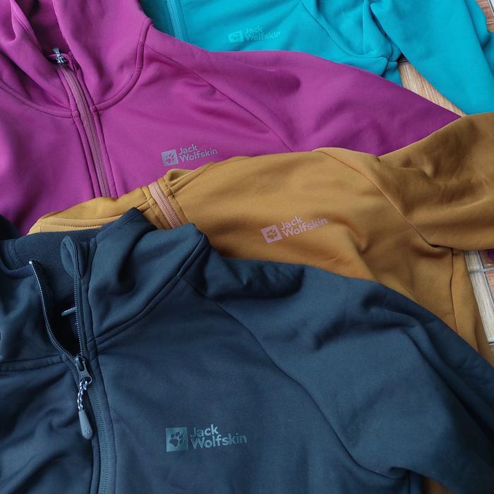 JAKET POLAR ORIGINAL JACK WOLFSKIN MEN HORIZON FLEECE JACKET BIG SIZE