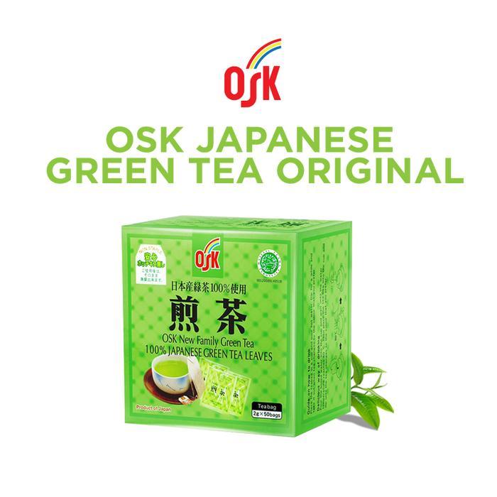 gym7- Osk Japanese Green Tea Original Isi 50 Sachet - Sencha Tea - Teh Hijau Original