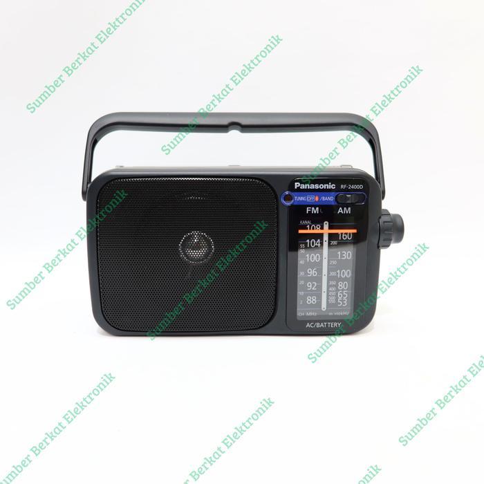 Radio Listrik Panasonic Rf-2400D Radio Fm/Am Panasonic Rf2400 Listrik Dan Baterai