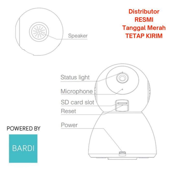 Bardi Smart Ip Camera Indoor Ptz Pan Tilt Zoom