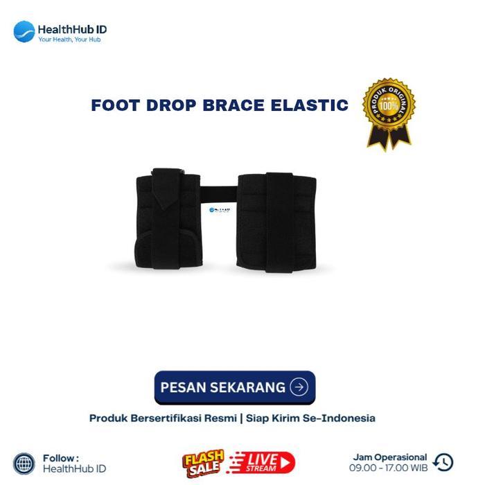 Foot Drop Brace Elastic Penyangga Kaki Lemah Bisa Dipakai dengan Sepatu