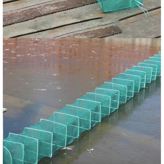 Bubu Naga 15 Meter Perangkap Ikan Udang Lobster Jaring Ikan Jala Hijau