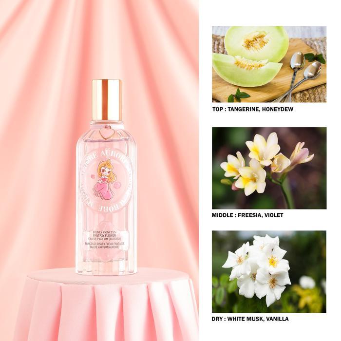 BYTI- Miniso X Disney Princess Parfum Wanita Edp Perfum Fantasy Flower Eau De Parfum 60Ml