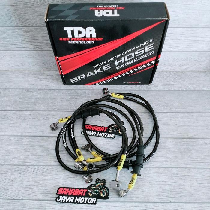 Selang Rem Set Depan Belakang Tdr Pcx 150 Abs Pcx 160 Abs Adv 150 Abs Lokal Hitam Karbon