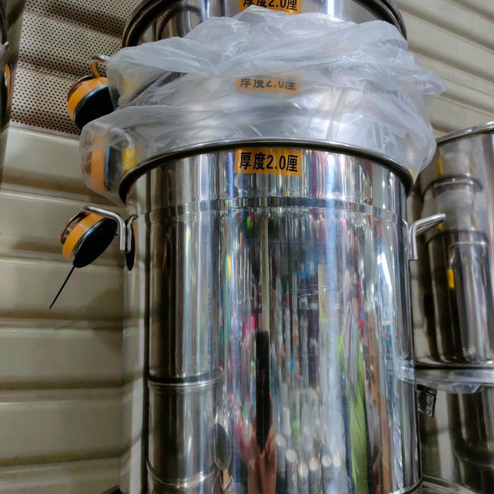 panci stainless tinggi tebal kapasitas 20 ltr panci tebal 30 cm