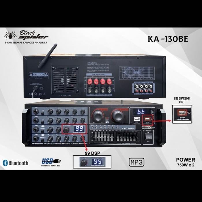 AMPLI BLACK SPIDER KA 130 BE AMPLIFIER BLACKSPIDER KA 130BE KA130BE