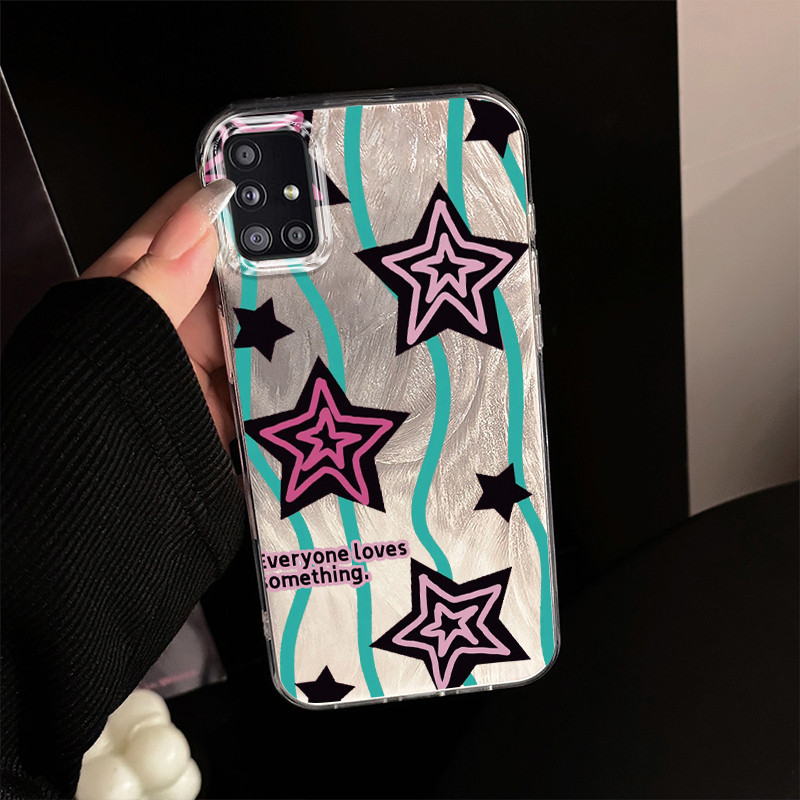 Casing Hp Samsung Galaxy A51 M40s Case Casing HP Softcase ponsel silikon tahan jatuh transparan riak