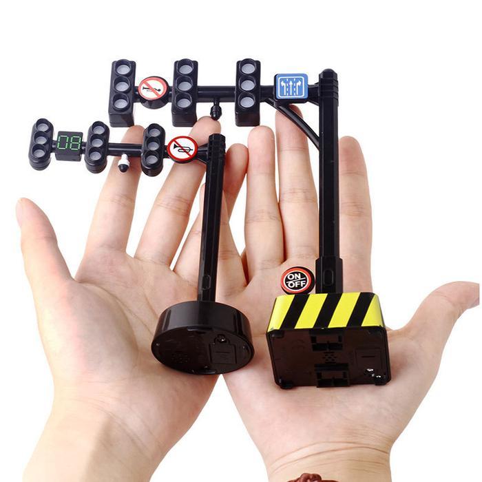 littlebubbb- Lampu Mainan Lalu Lintas , Lampu Traffic , Lampu Merah Mainan Edukasi