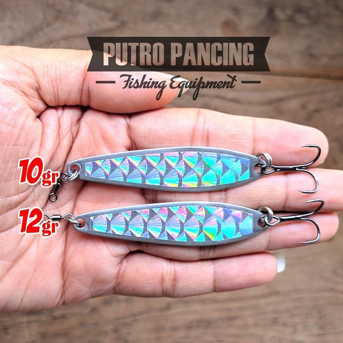 Lure Spoon Stainless 10 dan 12 Gr Anti Karat Killer