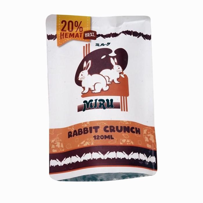 MIRU CREAMY RABBIT CRUNCH MILKY CHOCO CRUNCH 60ML X 2 PCS BY JOZOJO