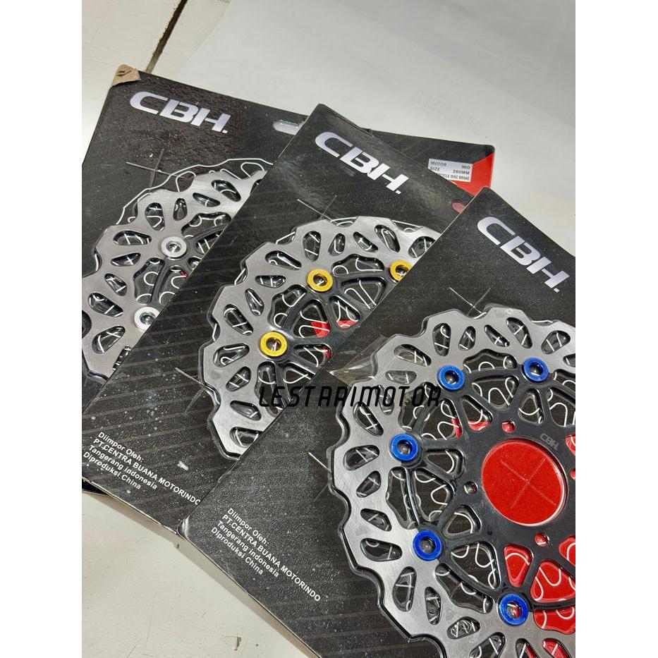DISC CAKRAM PIRINGAN MIO SPORTY MIO SOUL MIO SMILE CBH FLOATING PLUS BRAKET 260MM