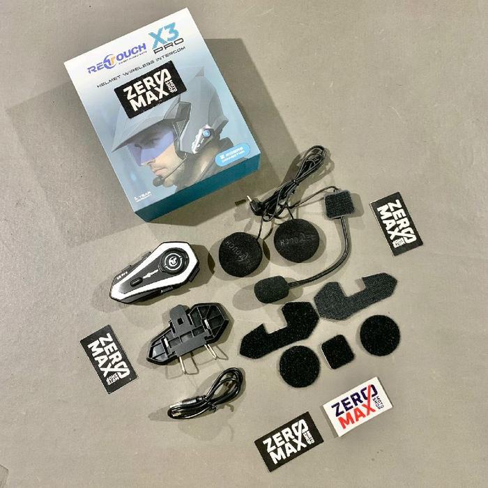 TERMURAH Interkom Intercom Helm ReTouch X3 PRO Bluetooth set ginal READY STOCK