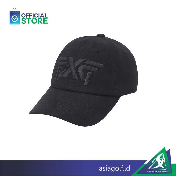 Golf Cap Pxg Essential Winter Twill Pgwpu8509 Black Topi Golf Pxg