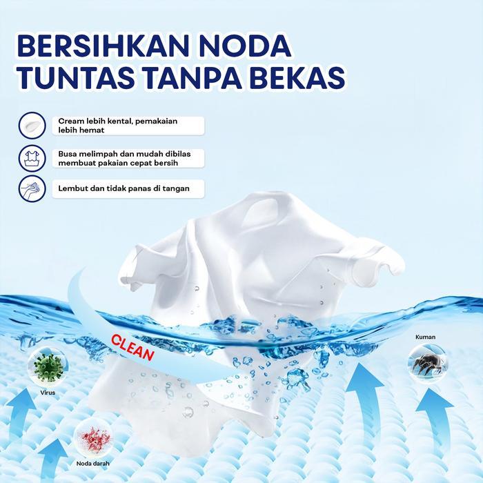 l9to- 5Pcs - Sabun Colek Bukrim Putih Bersih Cemerlang 3700Gr