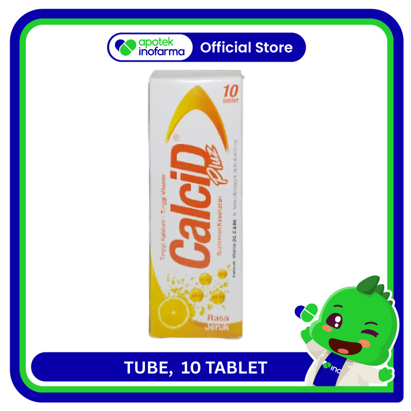 CALCID PLUZ Tunggal Idaman TABLET EFFERVESCENT 1 TUBE (10) - Apotek Inofarma
