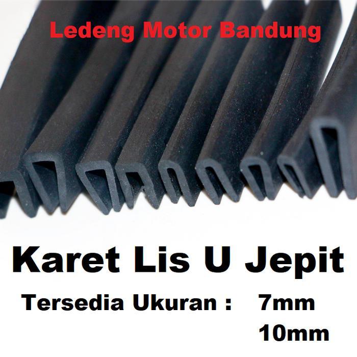 News Rubber List Karet Lis U Jepit Kaca 7mm 10mm Meteran