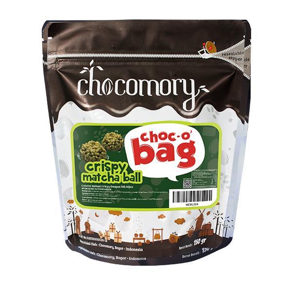 idom- Chocomory Choco Bag Crispy Matcha Ball 150G