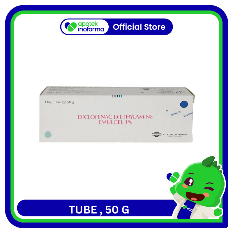 DICLOFENAC DIETHYLAMINE Etercon GEL TUBE 50G