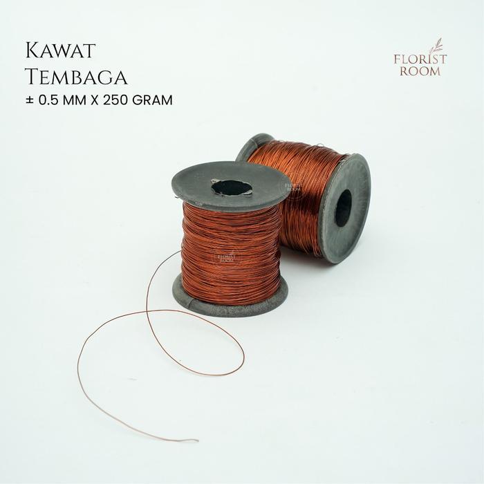 Kawat Tembaga 250 gram - Dinamo - Kawat Coklat