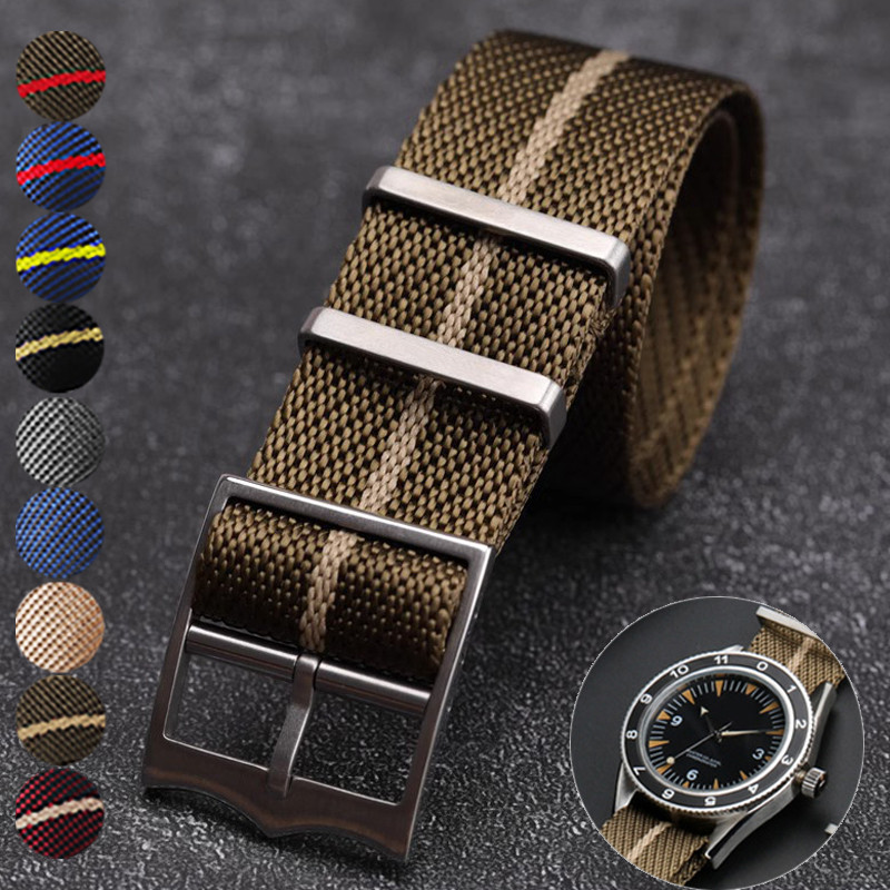 Pum Nylon Watch Band For For Tudor Army Military Strap For Seiko Fabric Canvas Bracelet Men Sport
