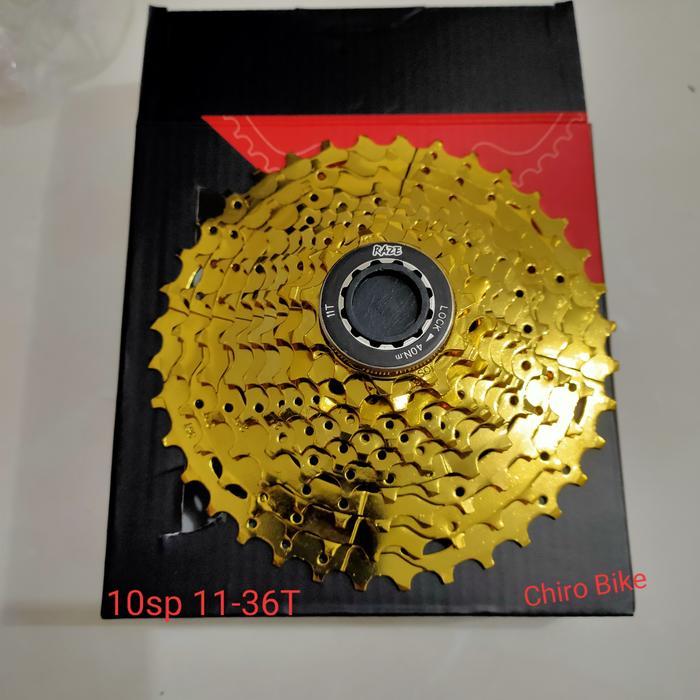 Sproket 10 Speed Raze 11 - 36T Gold