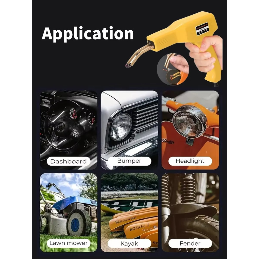 PROMO  Car Bumper Plastic Welding Gun Heating Fusion Welding Machine Equipment Car Body Repair Spot 