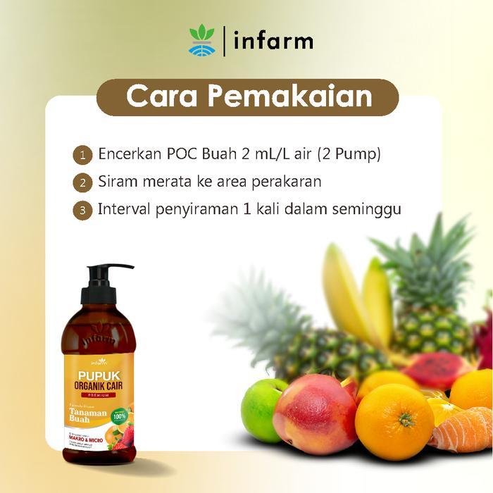 INFARM - PUPUK ORGANIK CAIR TANAMAN BUAH 500ML POC KOMPOS KALIUM PUPUK CAIR ORGANIK PUPUK BUAH PUPUK