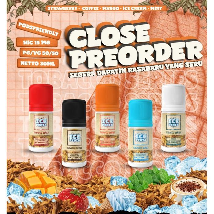 ICEPEDIA TOBACCO SERIES 30ML 15MG ICE PEDIA BY MAJAPAHIT BREWERY